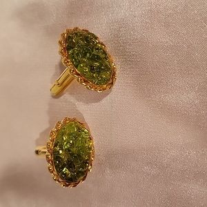 Genuine Peridot Cufflinks